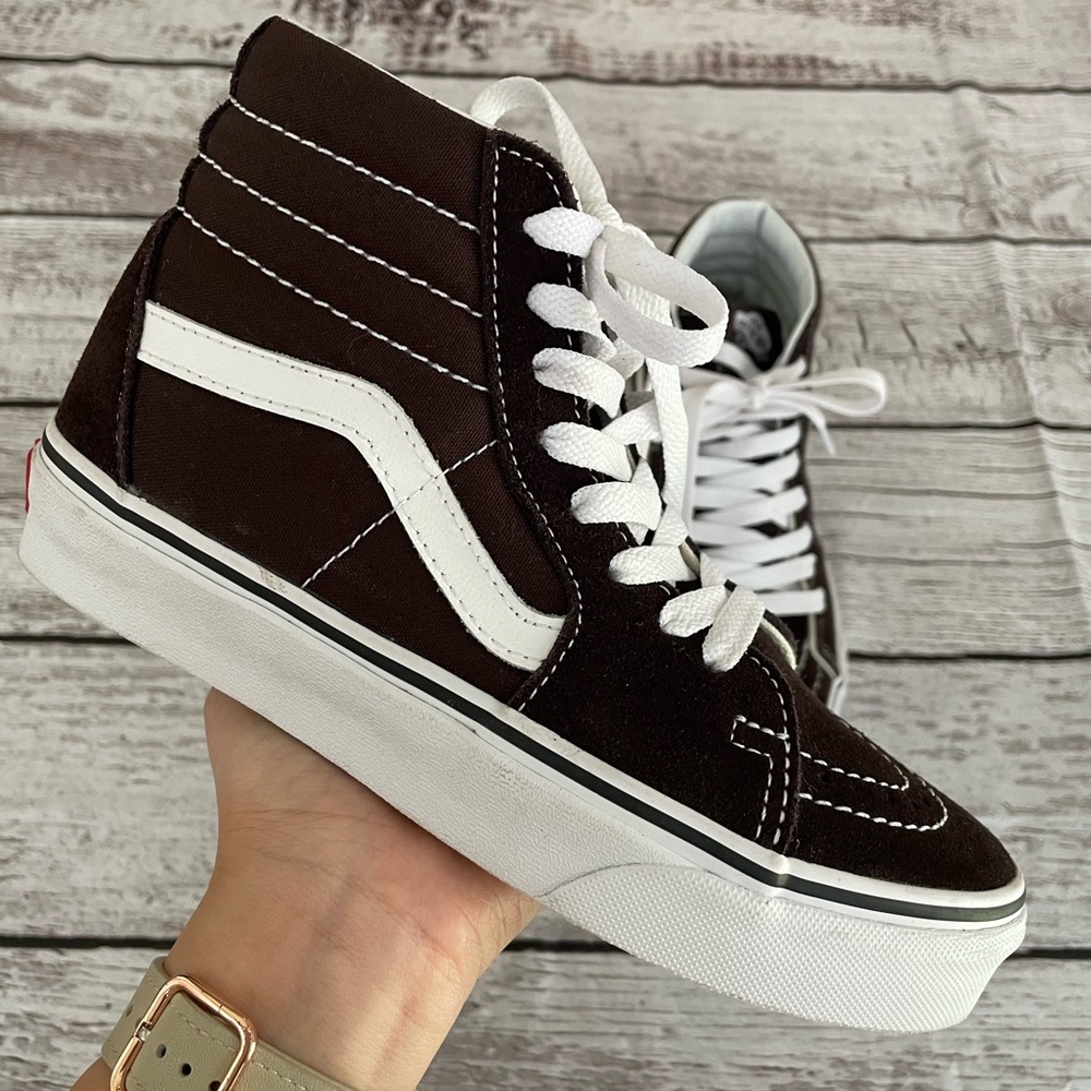 Vans Dark Brown SK8-Hi Shoe